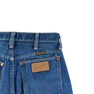 Wrangler Cowboy Cut Western Jeans 13MWZG Women's 26 x 32 Blue Denim Made USA 80s